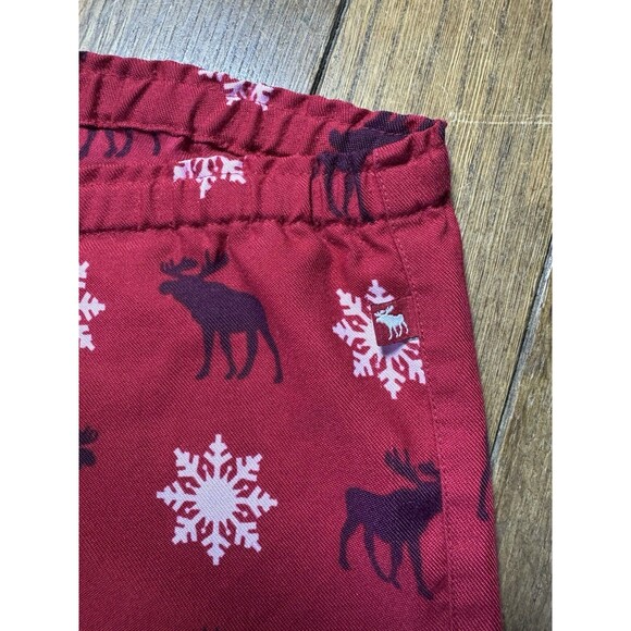 Y2K Abercrombie Holiday Moose Pj Set Womens Small EUC 2000s Vintage GRAIL - Picture 7 of 8